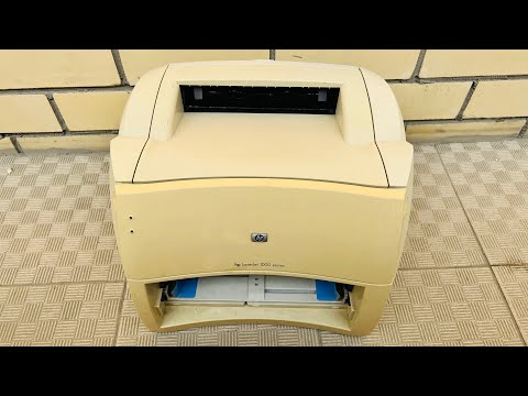 Видео: Лазерный принтер HP laserjet 1000 на запчасти.Что там интересненького?