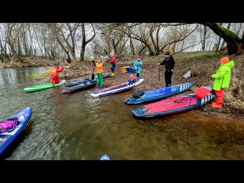 Видео: SUP прогулка 1 декабря 2024 по Северке