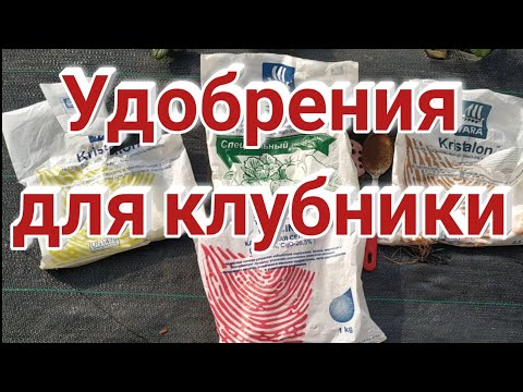 Видео: Удобрения для клубники. Что использовать и когда? Belklubnika.by