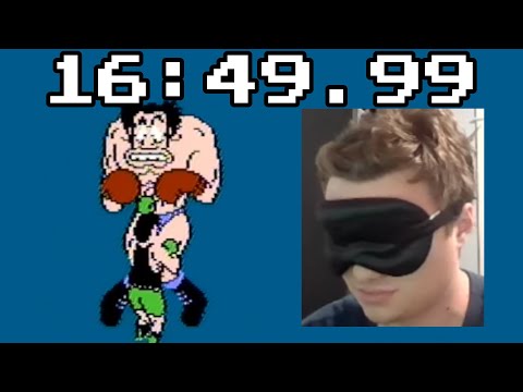 Видео: Выбивание мяча с завязанными глазами за 16:49.99 (мировой рекорд)