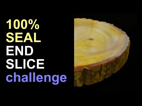 Видео: Торцевой срез древесины предотвращает расколы, герметизирует и придает зеркальный блеск