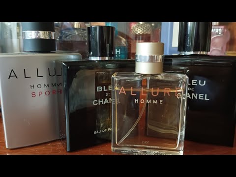 Видео: Chanel 💞 blue de chanel 💞 allure homme sport💞 parfum часть 5