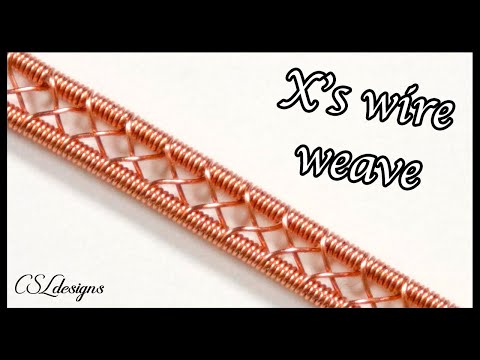Видео: X's wire weave ⎮ Серия плетения проволоки
