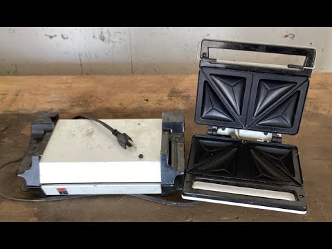 Видео: Утилизация сэндвич-пресса для алюминия, олова, меди и других металлов.