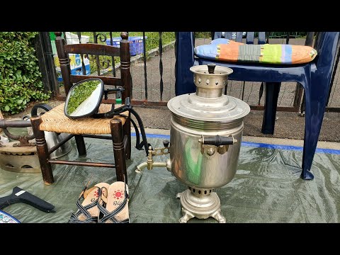 Видео: ПОХОД НА БАРАХОЛКУ В БЕЛЬГИИ # 244 САМОВАР ВРЕМЁН СССР , ОБЗОР И ТЕСТ