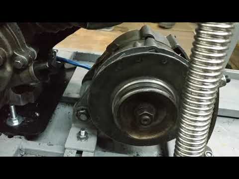 Видео: Узлы и привод генератора на мотобуксировщик