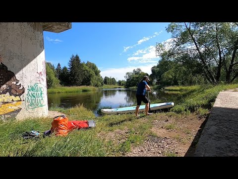 Видео: Сплав из Можайска в Звенигород по реке Москве | 92 км | #sup