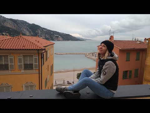 Видео: Лазурный берег Франции на автомобиле.  Часть 6.  Горная деревушка Эз.