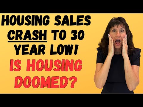 Видео: Продажи жилья РУХНУЛИ до 30-летнего минимума: американская мечта УМИРАЕТ?