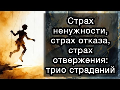 Видео: Страх ненужности, страх отказа, страх отвержения: трио страданий. Что делать? Поддерживающий урок