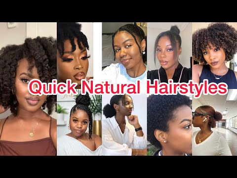 Видео: ‼️Новые идеи быстрых и красивых естественных причесок для африканских чернокожих женщин🔥