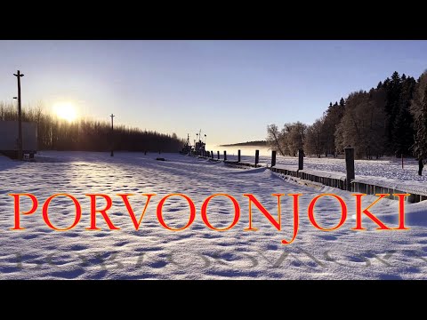 Видео: Зимняя рыбалка в Финляндии. Porvoonjoki. Первый раз ловлю на реке.
