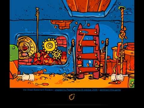 Видео: Прохождение "Большой побег из подвала".