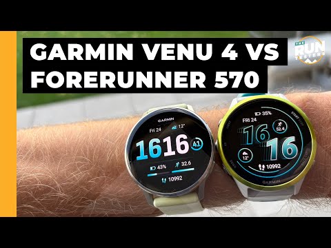 Видео: Garmin Venu 4 против Garmin Forerunner 570: какие часы лучше всего подойдут бегунам?