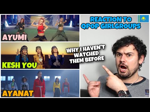 Видео: Reaction to Q-POP GIRLGROUPS: Ayumi - Сен емес пе? & Kesh You - Ризамын & Ayanat - Ми улай