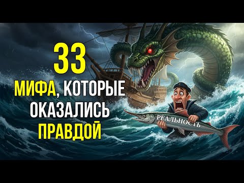 Видео: 33 ИСТОРИЧЕСКИХ МИФА, которые оказались РЕАЛЬНОСТЬЮ