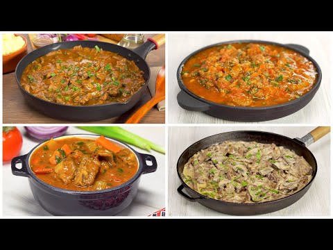 Видео: 4 Вкусные БЛЮДА ИЗ ГОВЯДИНЫ на одной сковороде. Рецепты от Всегда Вкусно!