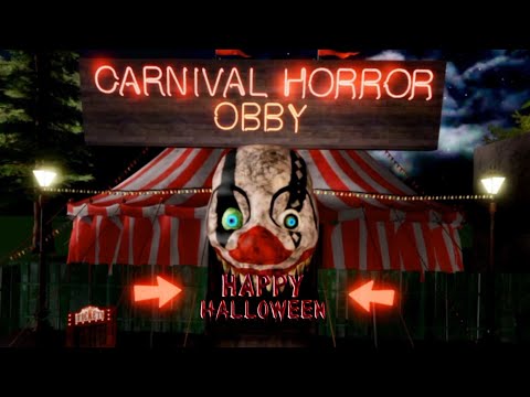 Видео: Carnival horror obby\побег из заброшенного цирка🎃🧨
