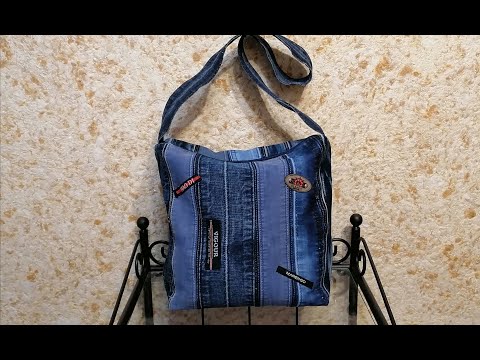 Видео: Сумка из старых джинсов #47.