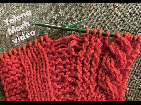 Видео: Разные способы поднятия ''убежавшей'' петельки.