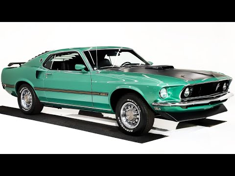 Видео: Ford Mustang Mach 1 1969 года продаётся в Volo Auto Museum (V22015)