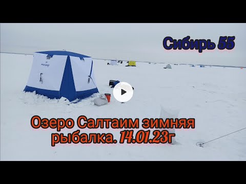 Видео: Зимняя рыбалка 14января2023г(озеро Салтаим).