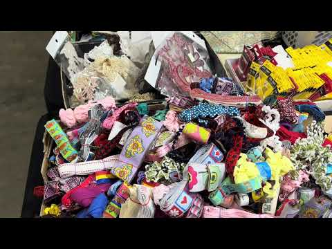 Видео: Экономный четверг — распродажа товаров для рукоделия и шитья #slowstitch #thriftythursday #craft ...