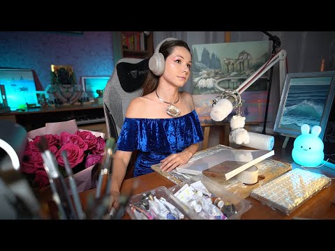 Видео: КАРТИНА МАСЛОМ НА СТРИМЕ #ламповыйстрим #девушкастримит  #живопись #картина #рисование