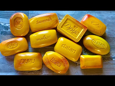 Видео: ASMR SOAP| Cutting colored soaр | Soap Carving| Резка крашенного мыла