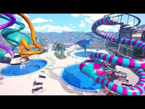Видео: Строим собственный аквапарк — Waterpark Simulator