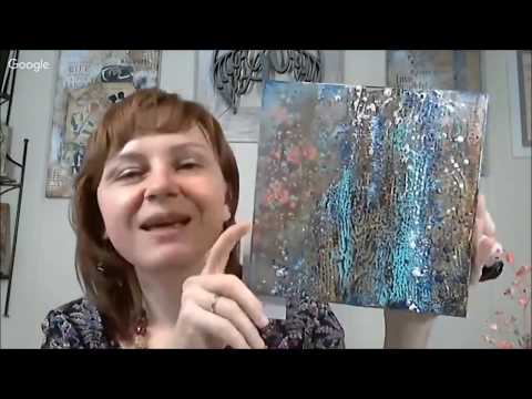 Видео: Микс Медиа Энкаустика Mixed Media Encaustic Панно Сухоцвет: видео мастер-класс Натальи Жуковой