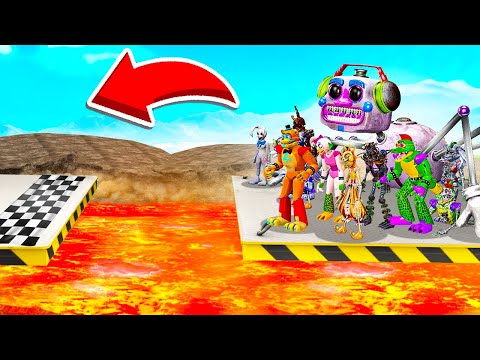 Видео: МОГУТ ЛИ ПЕРЕПРЫГНУТЬ ОКЕАН ЛАВЫ АНИМАТРОНИКИ ФНАФ 9 В ГАРРИС МОД FNAF SECURITY BREACH В Garry`s Mod