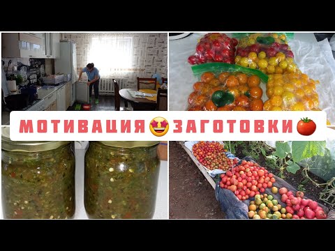 Видео: МОТИВАЦИЯ НА ДОМАШНИЕ ДЕЛА🧺ДЕЛАЕМ ЗАГОТОВКИ НА ЗИМУ🍅