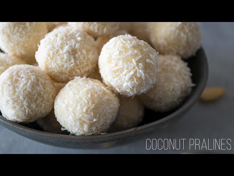 Видео: "Raffaello" Pralines | Low Carb Keto Diet | Конфеты "Раффаелло"