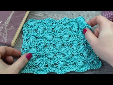 Видео: ВЯЖЕМ РОСКОШЬ СПИЦАМИ: УЗОР "SUMMER LUXURY"