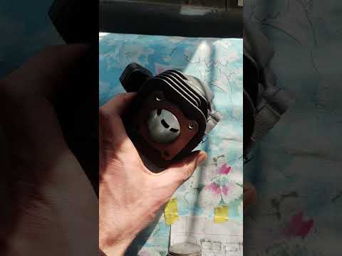 Видео: Развёртка цилиндра Ямаха Минт 50 cc китайский