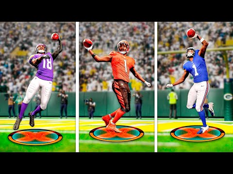 Видео: Поймайте тачдаун ОДНОЙ РУКОЙ с ЛЮБЫМ принимающим!