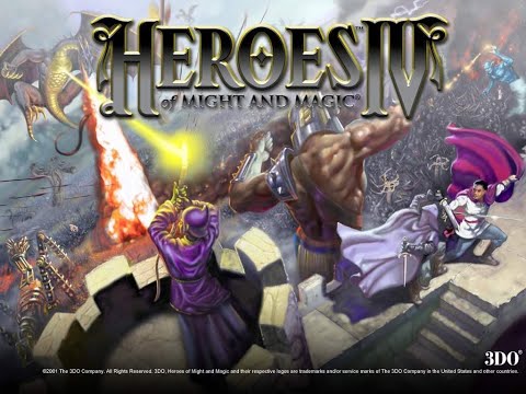 Видео: Прохождение: Heroes of Might and Magic IV (Лисандер) (Ep 1) Долгий первый заход