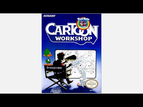 Видео: Tiny Toon Adventures Cartoon Workshop (NES прохождение) 4K Ultra HD