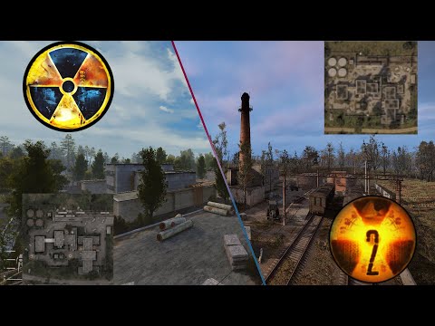 Видео: Как в S.T.A.L.K.E.R. 2 изменили старые локации? | Сравнение карт трилогии и Cердца Чернобыля