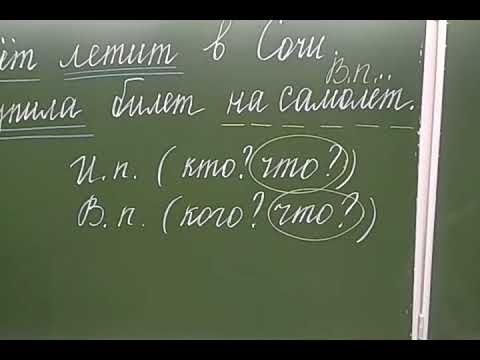 Видео: Как различить Именительный и Винительный падежи