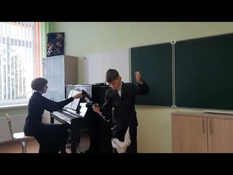 Видео: Витко Мартин(кларнет),конкурс Фанфары Наднямоння,Столбцы,преп.Дробыш С.И.