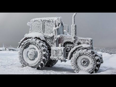 Видео: ХОЛОДНЫЙ ЗАПУСК ДИЗЕЛЬНОЙ ТЕХНИКИ  ЗИМОЙ