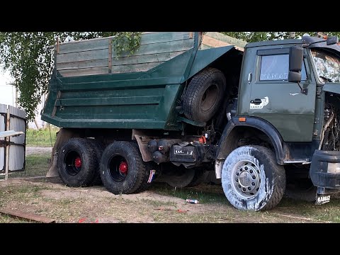 Видео: Купил новую резину на камаз! Покраска дисков и ступиц