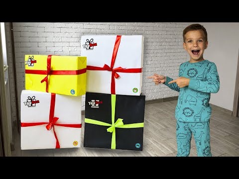 Видео: Распаковка YouBox. Мама заказала Марку Сюрпириз Боксы!