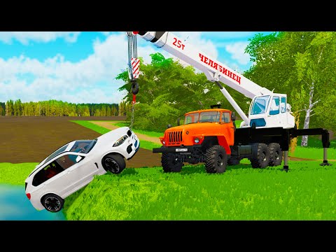 Видео: АРАТУ РАЗБИЛ МОЮ МАШИНУ - Farming Simulator 22 по сети