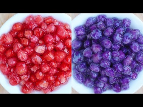 Видео: Водяной каштан Рубин (топпинг Нааб Ваам): цвета свеклы и Убе