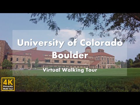 Видео: University of Colorado Boulder [Часть 1] - Виртуальная пешеходная экскурсия [4k 60fps]