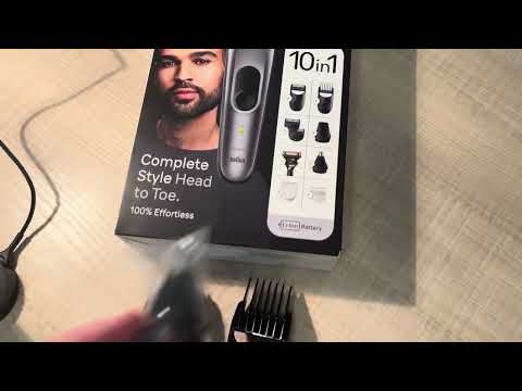 Видео: Триммер Braun Series 7 MGK7420 c Бритвой Gillette