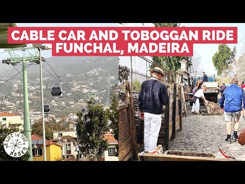 Видео: Канатная дорога и катание на санях в Фуншале, Мадейра / Экскурсия на корабле / Круизная линия P&O